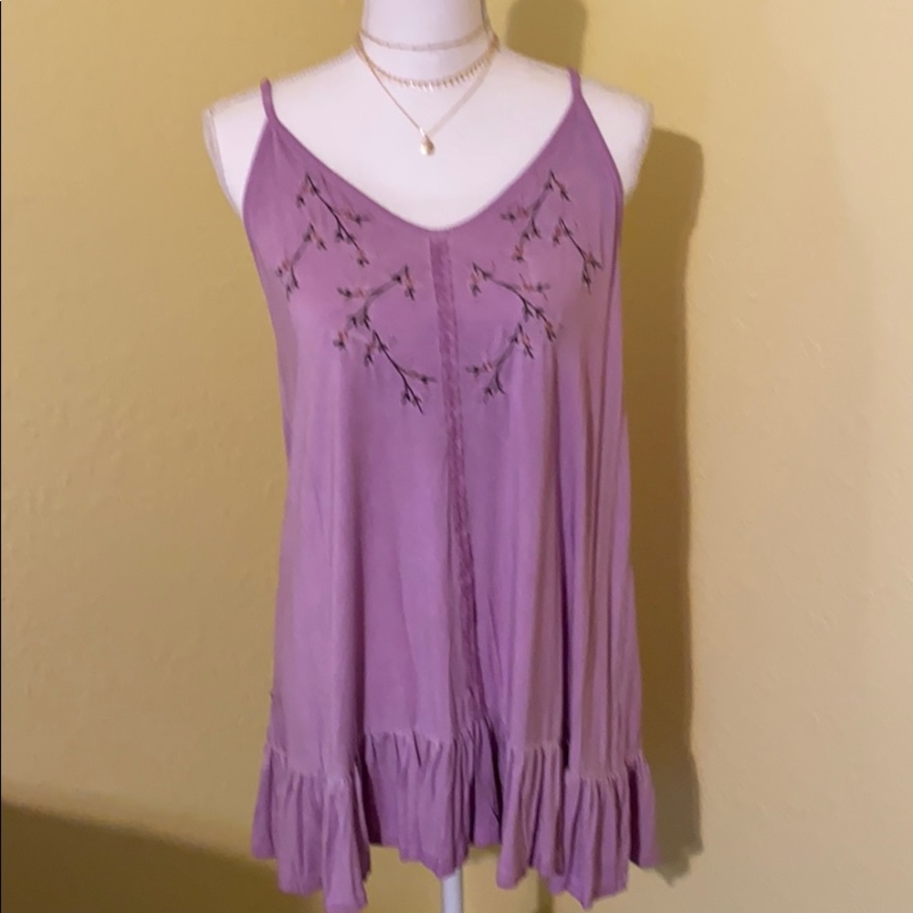 🚚 NWT POL Acid Wash Lavender Tunic